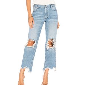 We The Free Maggie Mid-Rise Straight-Leg Jean